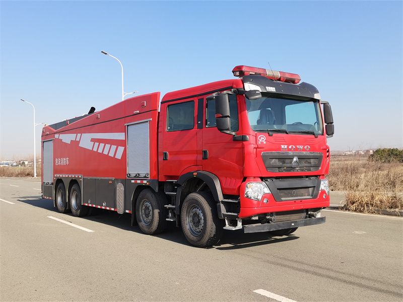 豪沃前四后八水罐消防車(18噸)圖片